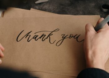 ways to start a thank you letter